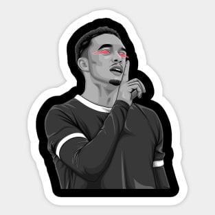 Trent Alexander Arnold Black and White Version Sticker